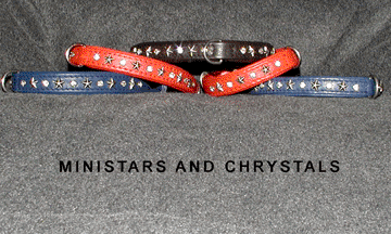 halsband ministars chrystals strass dogcollar